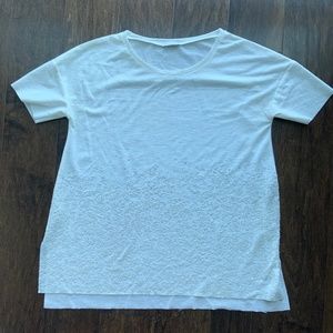ZARA White Tee Short sleeve. Size S.